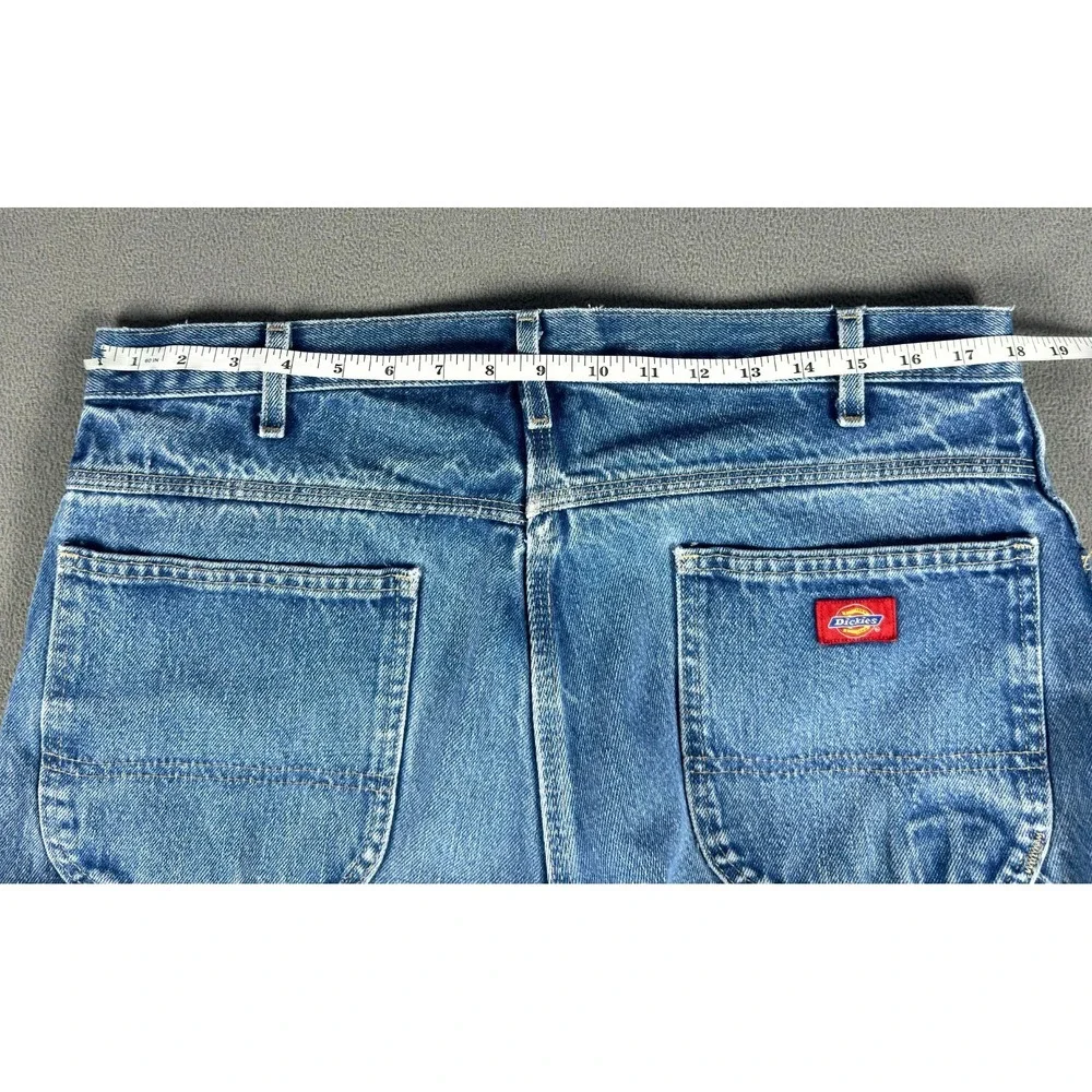 Dickies Jeans‎ Mens 36x34 Blue Carpenter Distressed Baggy Y2K Workwear Skater